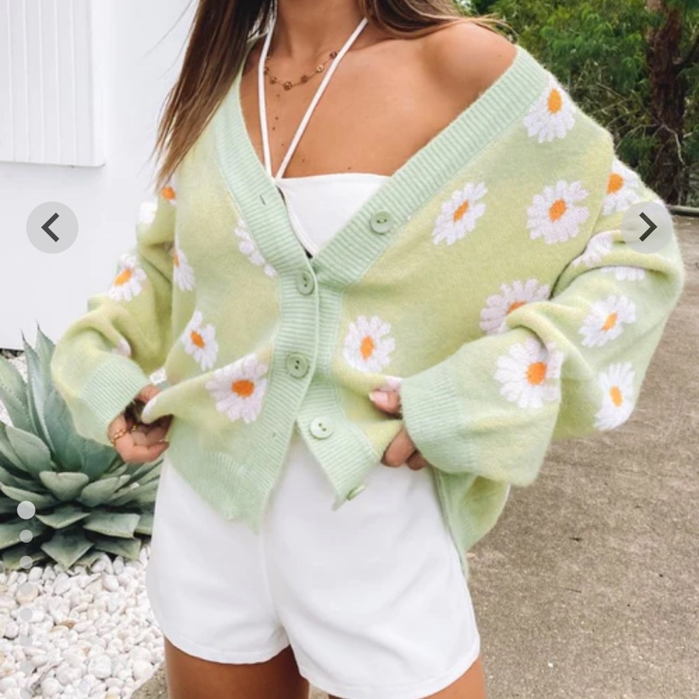 Flower cardigan